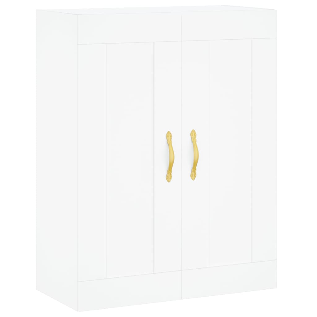 Dulap înalt, alb, 69,5x34x180 cm, lemn compozit GartenMobel Dekor