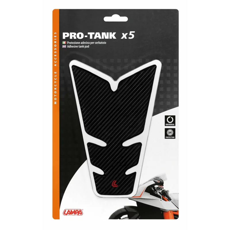 Autocolant protectie rezervor motocicleta Pro-Tank X5 - Carbon Garage AutoRide