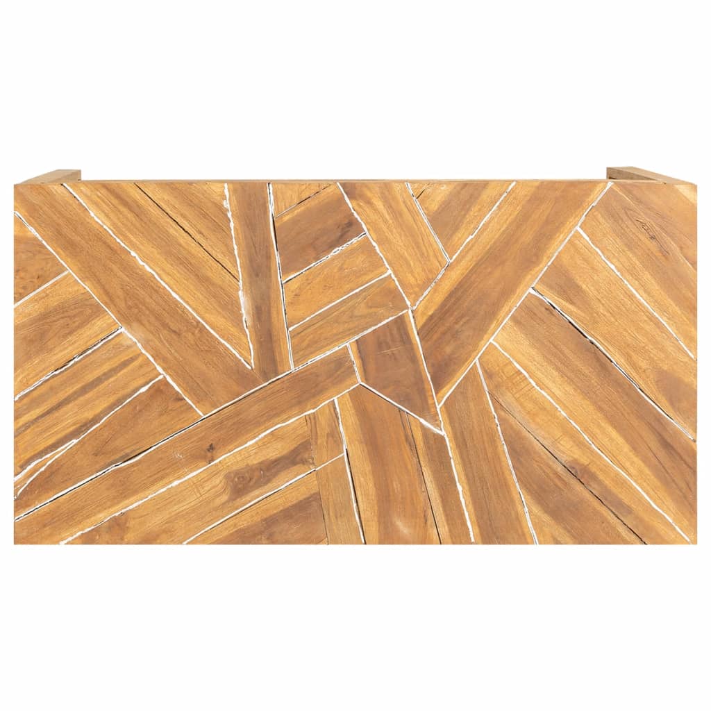Măsuță de cafea, 110x35x38 cm, lemn masiv de tec erodat GartenMobel Dekor