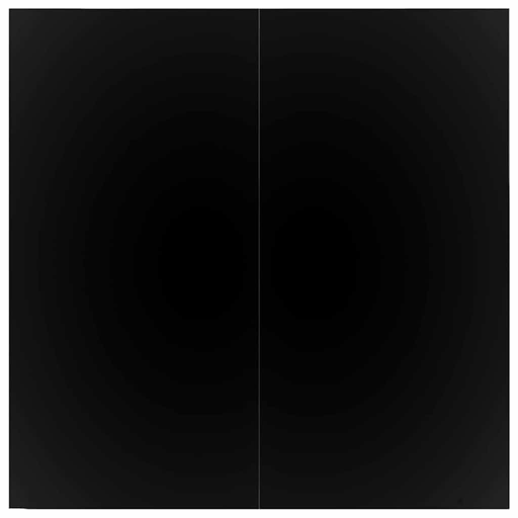 Set de dining 3 pcs Gri deschis și Negru Mediu GartenMobel Dekor