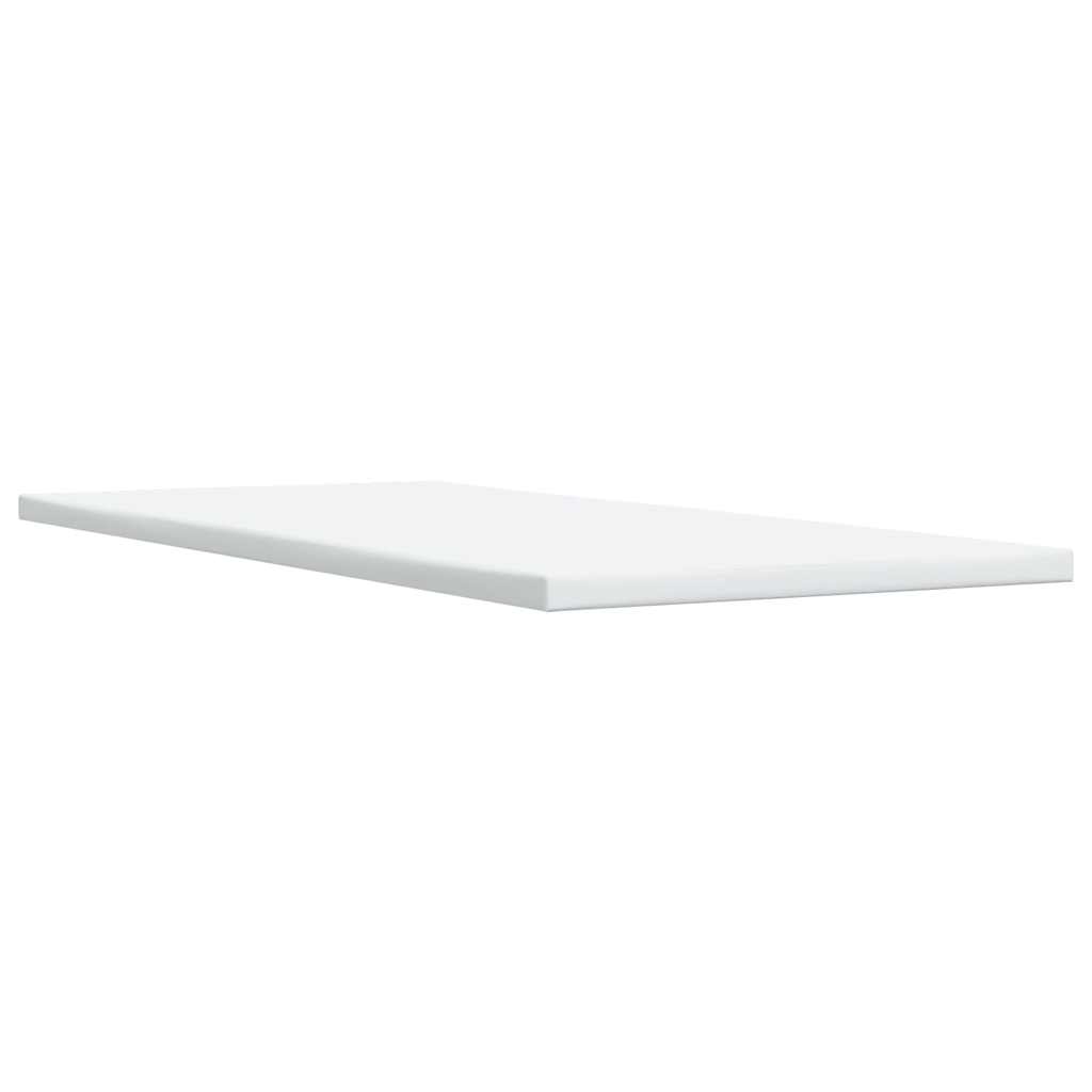 Pat box spring cu saltea, crem, 80x200 cm, textil GartenMobel Dekor