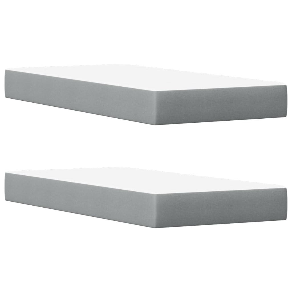 Pat cu saltea, 200x200 cm, alb, lemn masiv de pin GartenMobel Dekor