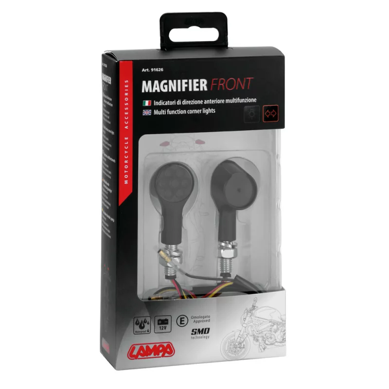 Lampi semnalizare directie mers si pozitie Magnifier LED 12V 2buc - Fata Garage AutoRide