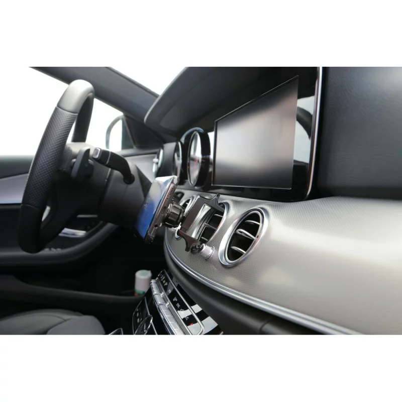 Suport telefon mobil magnetic pentru gurile de aerisire rotunde si standard Magneto Vent Pro Garage AutoRide