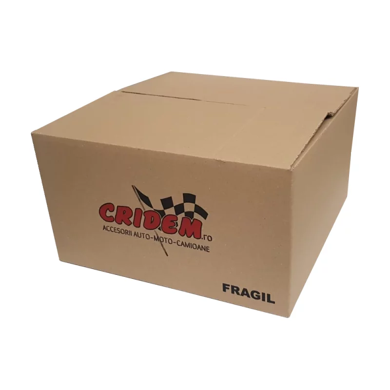 Set capace roti auto Cridem Royal RC 4buc - Argintiu/Crom - 14'' Garage AutoRide