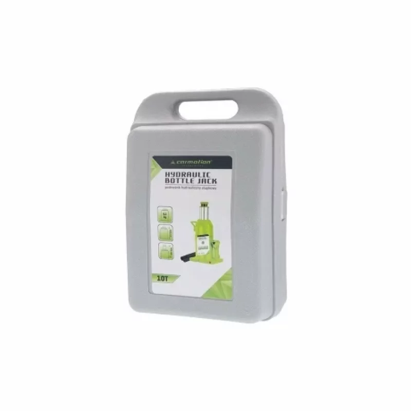 Cric hidraulic Carmotion in cutie de transport din plastic - 10000kg - 10 To Garage AutoRide