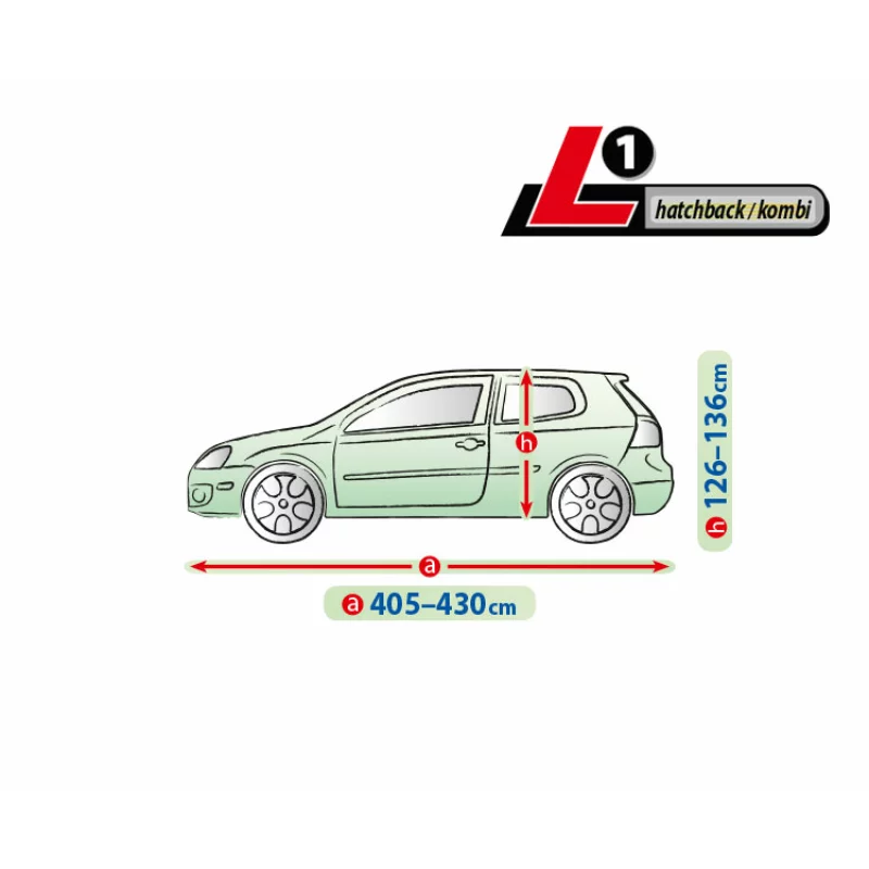 Prelata auto completa Mobile Garage - L1 - Hatchback/Kombi Garage AutoRide