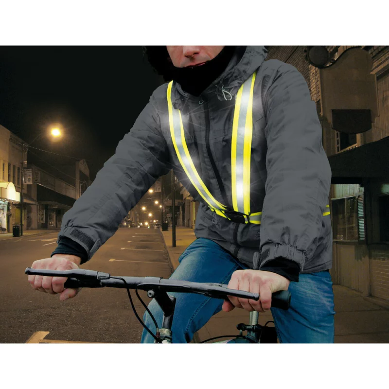 Ham reflectorizant reglabil omologat X-Belt - Galben Garage AutoRide
