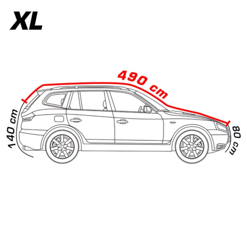 Prelata auto antigrindina cu captuseala bumbac - XL - SUV/Off-Road Garage AutoRide