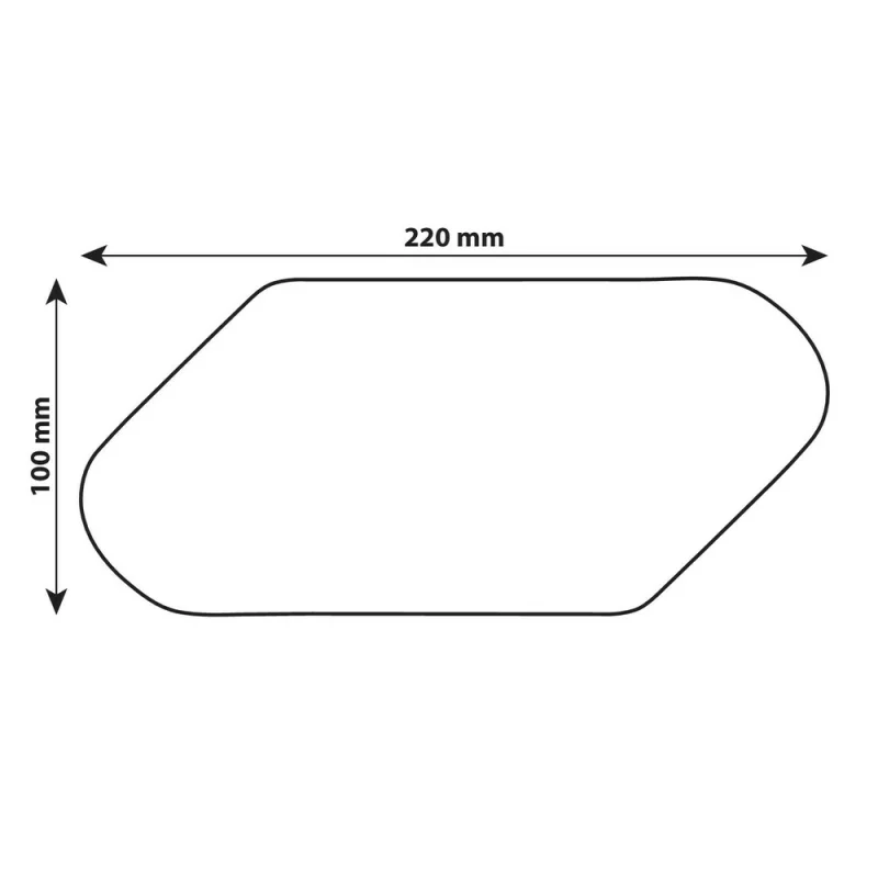 Autocolant protectie rezervor motocicleta Grip-Tank X1 Negru Garage AutoRide