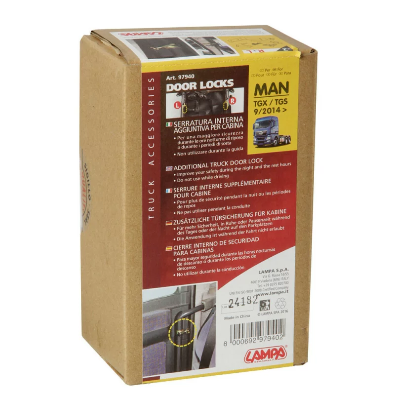 Blocatoare usi din interior camion - Man TGS (09/14>) - Man TGX (09/12>) Garage AutoRide
