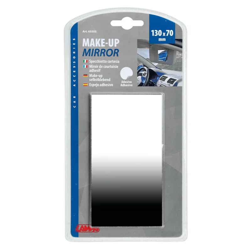 Oglinda interioara adeziva pentru parasolar 130x70mm Garage AutoRide