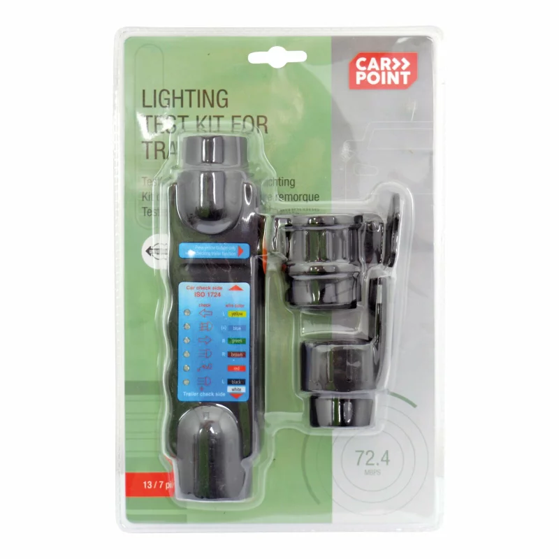 Tester fisa si priza remorca cu 7 poli 3in1 cu 2 adapt 12V Garage AutoRide