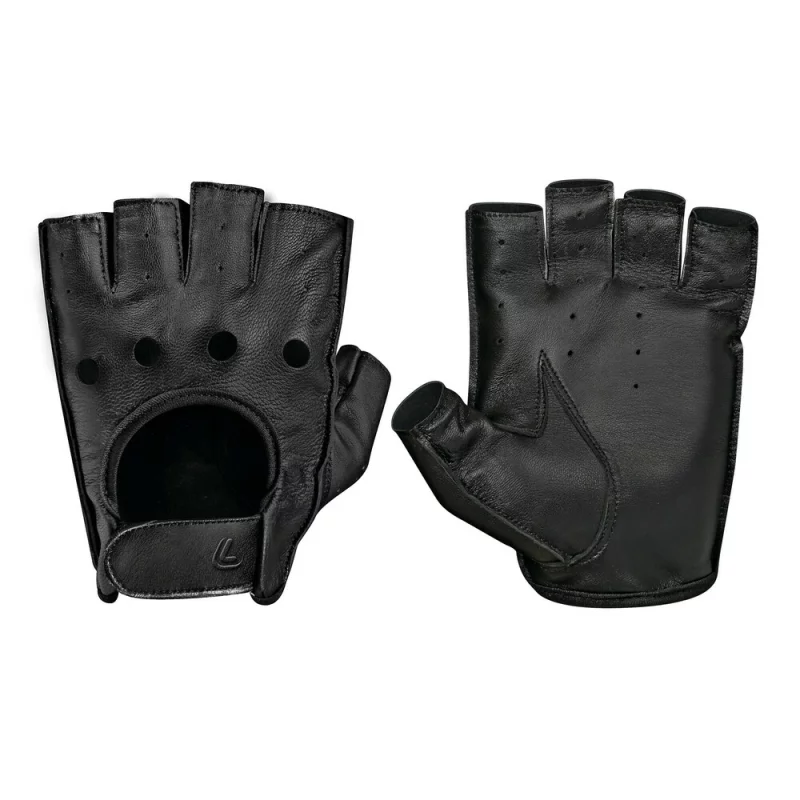 Manusi de conducere jumatate deget Pilot-2 - M - Negru Garage AutoRide