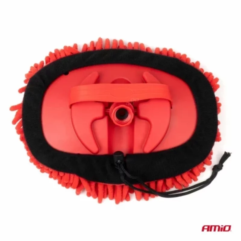 Perie spalat auto din microfibra cu maner telescopic si racord apa Chenille 67-100cm Garage AutoRide