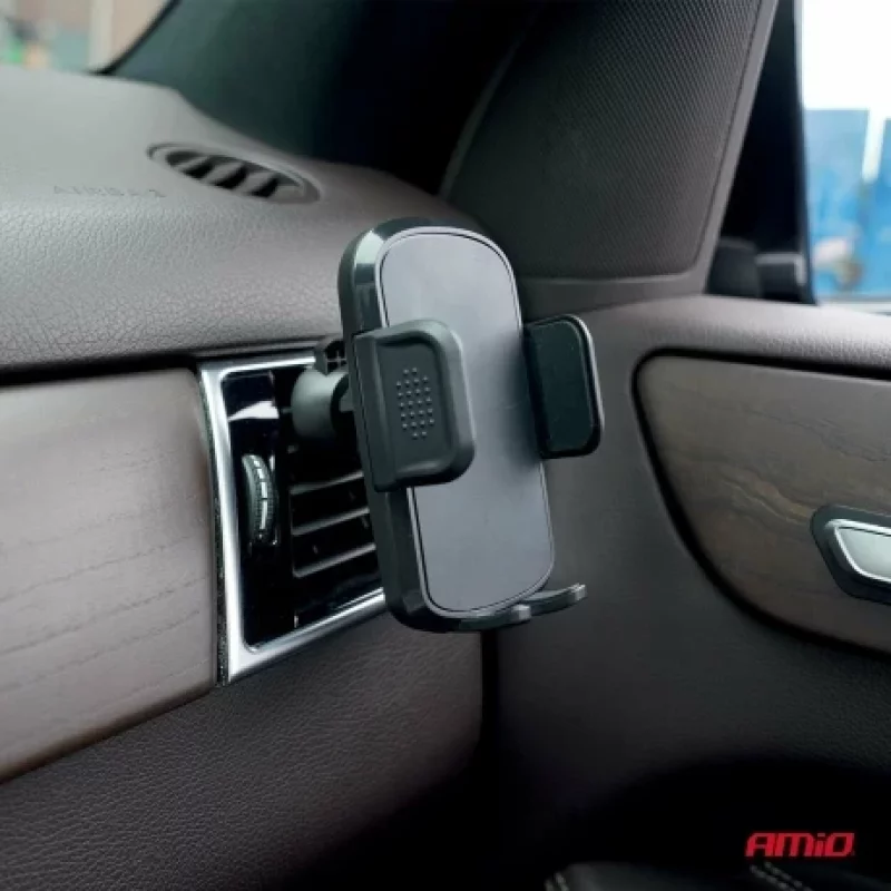 Suport telefon mobil rotativ 360° 2 in 1 cu fixare pe bord sau la grila de ventilatie Garage AutoRide