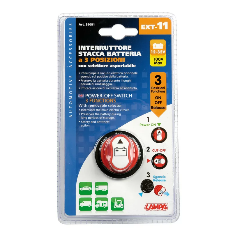 Contact general cu 3 functii 100A - 12/32V Garage AutoRide