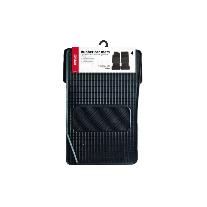 Covorase cauciuc universale Amio RCM-03 4buc Garage AutoRide