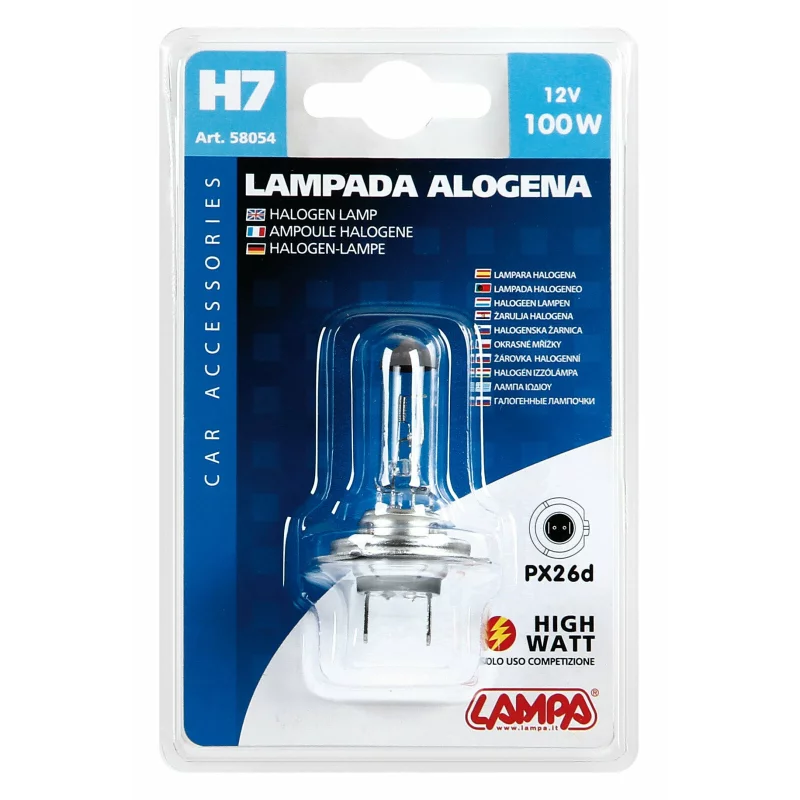 Bec halogen 12V - H7 - 100W - PX26d 1buc Lampa Garage AutoRide