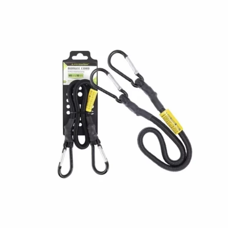 Cordon cauciucat cu carabiniere O10mm - 60cm Garage AutoRide