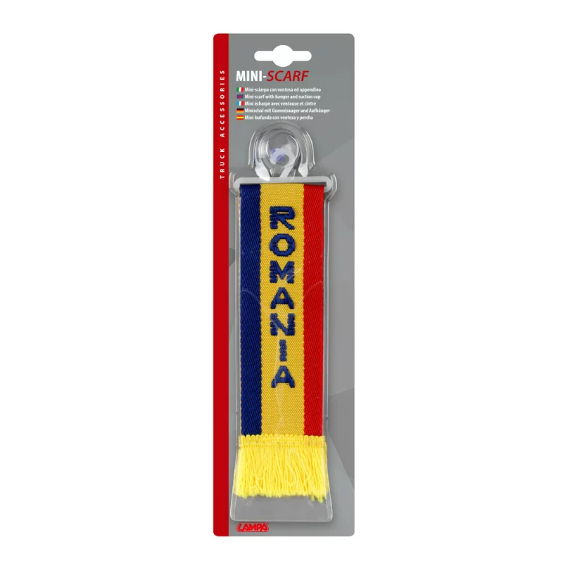 Fanion mic cu ventuza - Romania Garage AutoRide