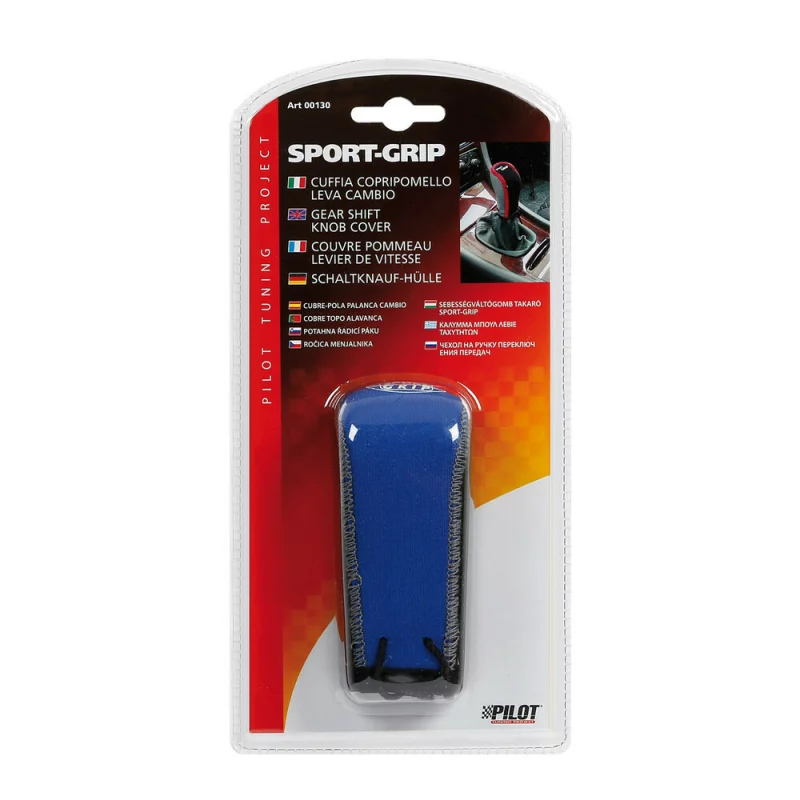 Husa maner schimbator viteze Sport-Grip - Albastru/Negru Garage AutoRide