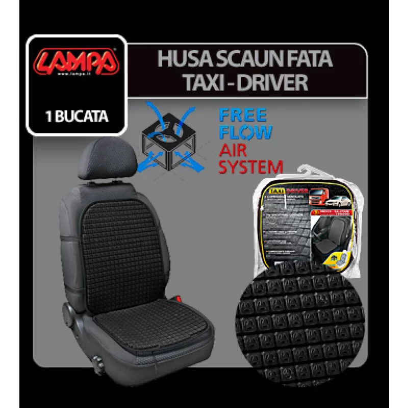 Husa scaun fata respiranta Taxi-Driver 1buc Garage AutoRide