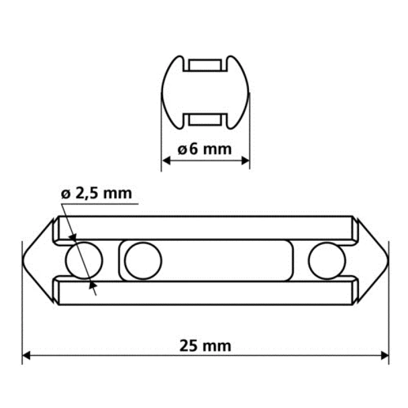 Set sigurante cilindrice 10buc - 4Cars Garage AutoRide