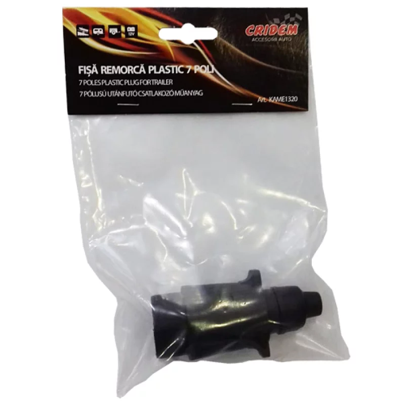 Fisa remorca plastic 7 poli 12V Garage AutoRide