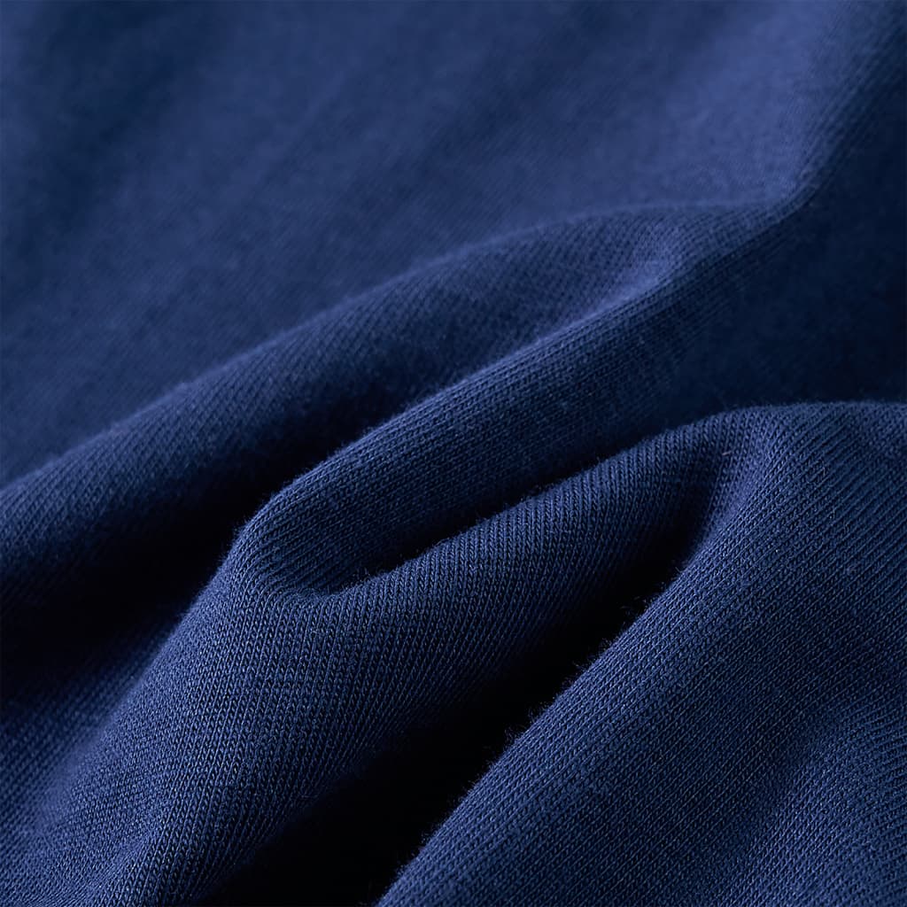 Tricou pentru copii cu mâneci lungi, bleumarin, 104 GartenMobel Dekor