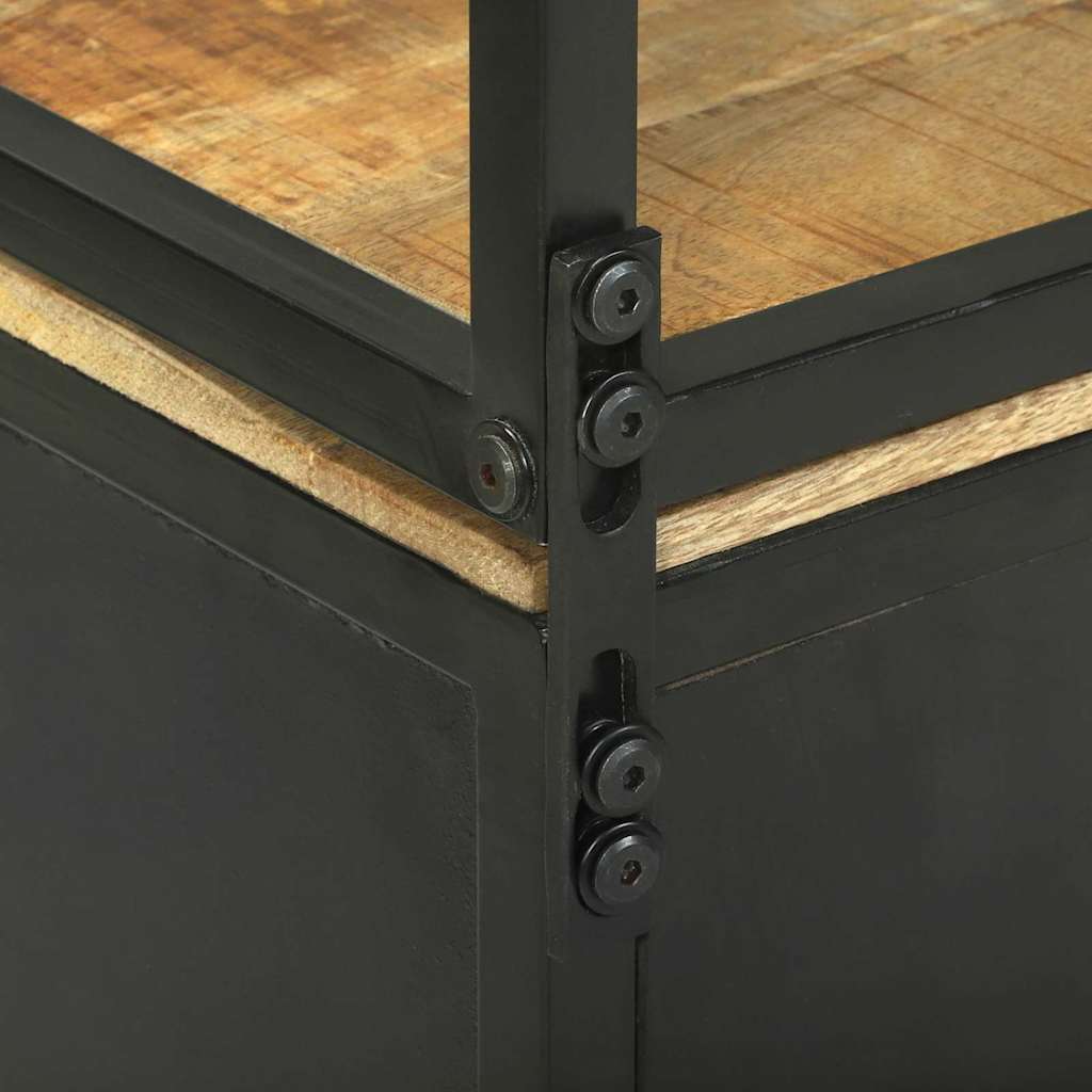 Bufet 70x35x180 cm Lemn Brut de Mango GartenMobel Dekor