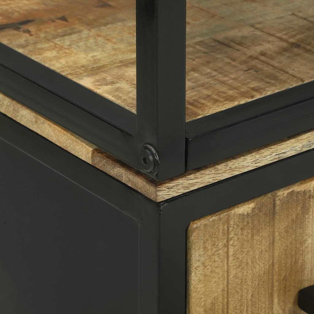 Highboard  70x35x180 cm Lemn Solid Mango Aspru GartenMobel Dekor