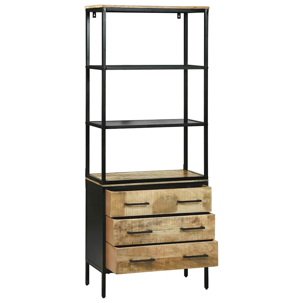 Highboard  70x35x180 cm Lemn Solid Mango Aspru GartenMobel Dekor