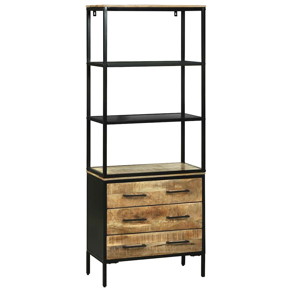 Highboard  70x35x180 cm Lemn Solid Mango Aspru GartenMobel Dekor