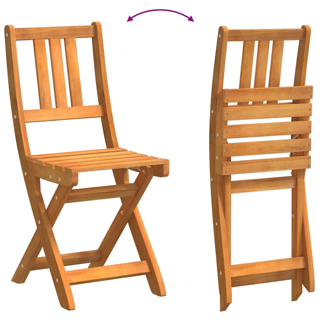 Scaune de Grădină Pliabile 8 pcs 36x46x86 cm Lemn Masiv de Acacia GartenMobel Dekor