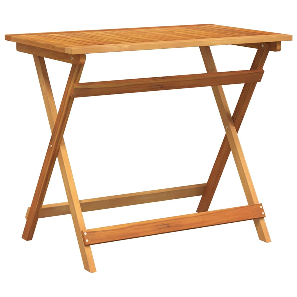 Set Bistro din 4 Piese pliabil din Lemn Solid de Acacia  GartenMobel Dekor
