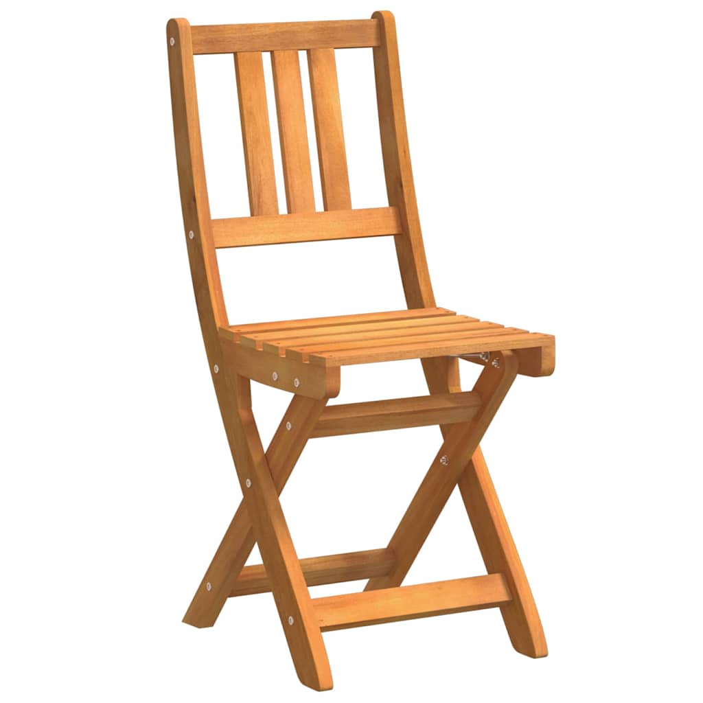 Set Bistro din 4 Piese pliabil din Lemn Solid de Acacia  GartenMobel Dekor