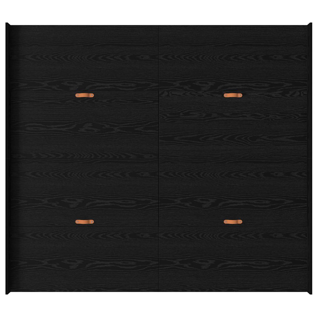 Cadru de pat cu depozitare cu sertar Stejar negru 180 x 200 cm GartenMobel Dekor