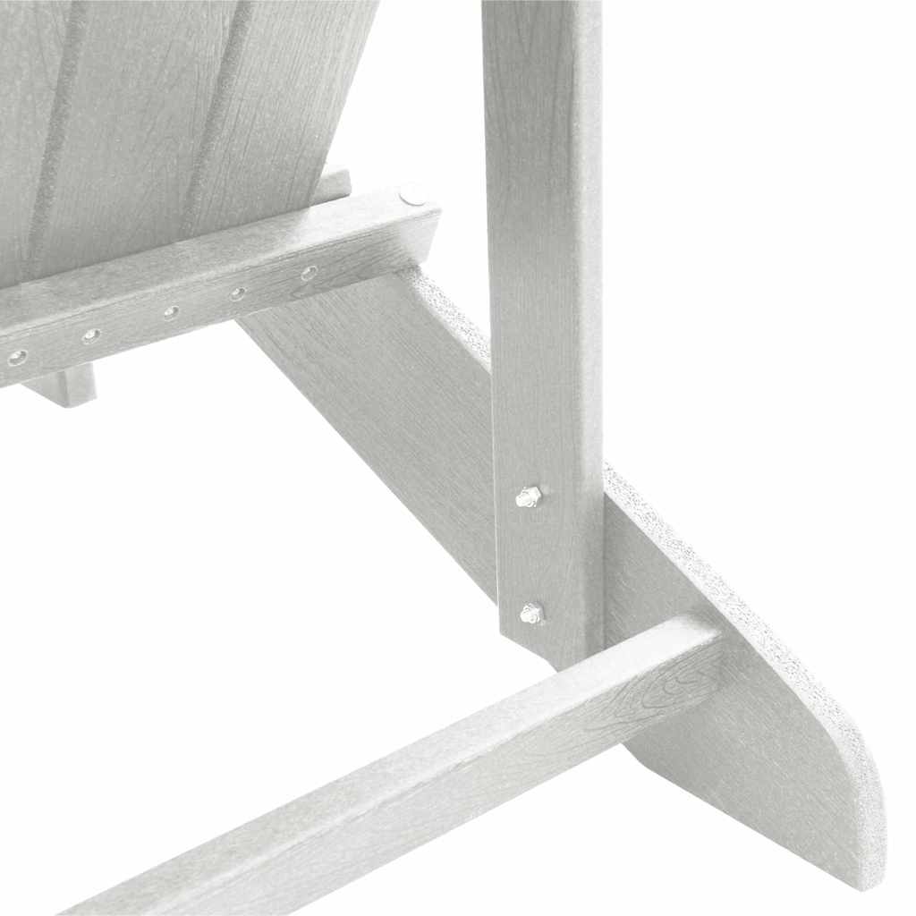 Scaune Adirondack 2 pcs Alb 74x82x90 cm HDPE GartenMobel Dekor
