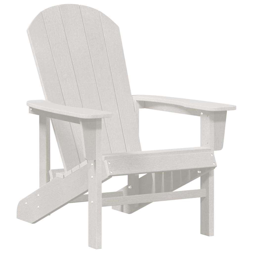Scaune Adirondack 2 pcs Alb 74x82x90 cm HDPE GartenMobel Dekor