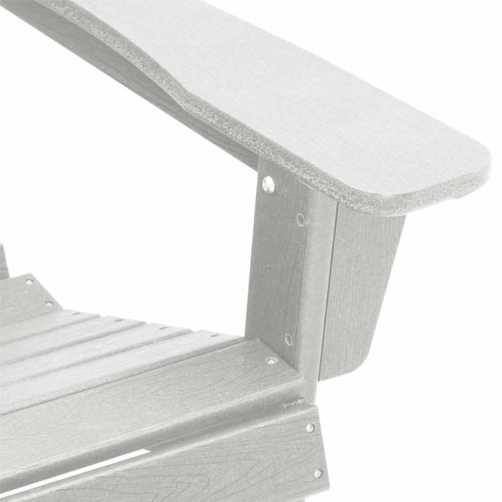 Scaune Adirondack 2 pcs Alb 74x82x90 cm HDPE GartenMobel Dekor