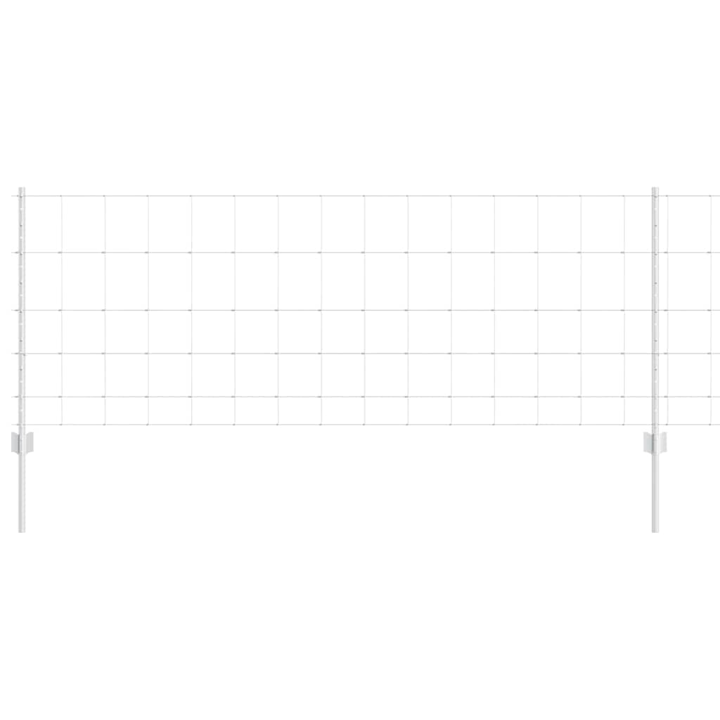 Piese de Gard  11 buc U-Channel 80 cm Oțel Galvanizat GartenMobel Dekor