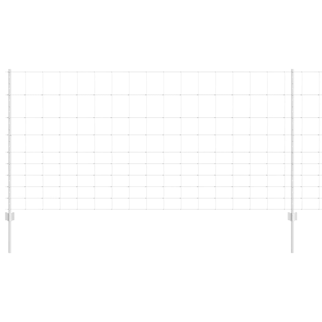 Posturi de gard 22 pcs U-Channel 120 cm Oțel galvanizat GartenMobel Dekor