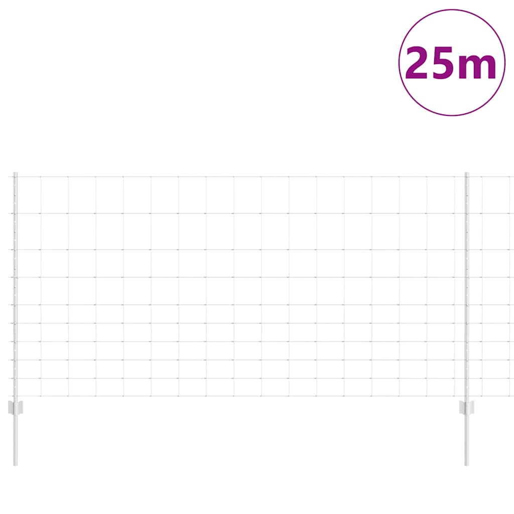 Posturi de gard 22 pcs U-Channel 120 cm Oțel galvanizat GartenMobel Dekor