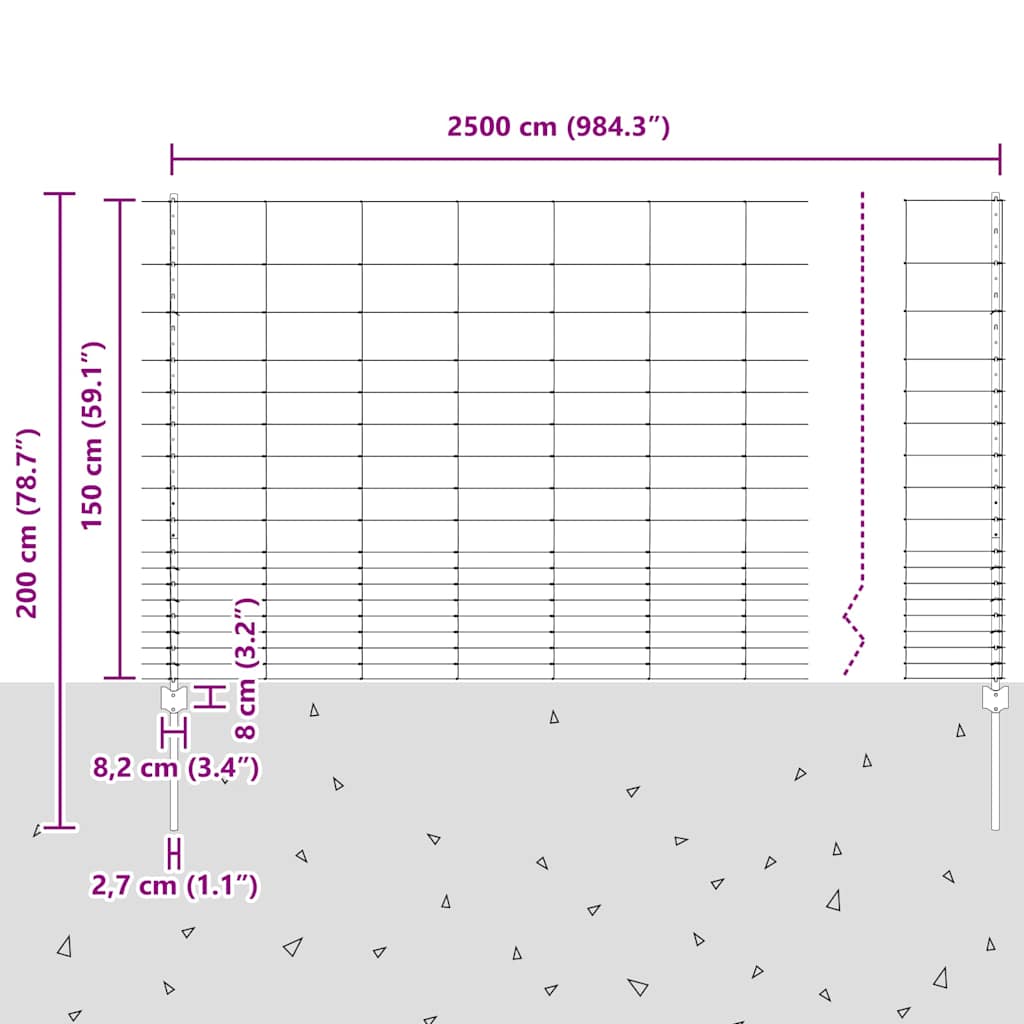 Posturi pentru Împrejmuire 22 pcs U-Canal 150 cm Oțel Galvanizat GartenMobel Dekor