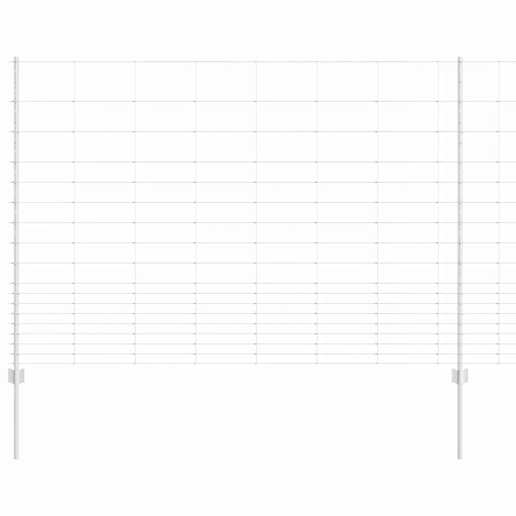 Posturi pentru Împrejmuire 22 pcs U-Canal 150 cm Oțel Galvanizat GartenMobel Dekor