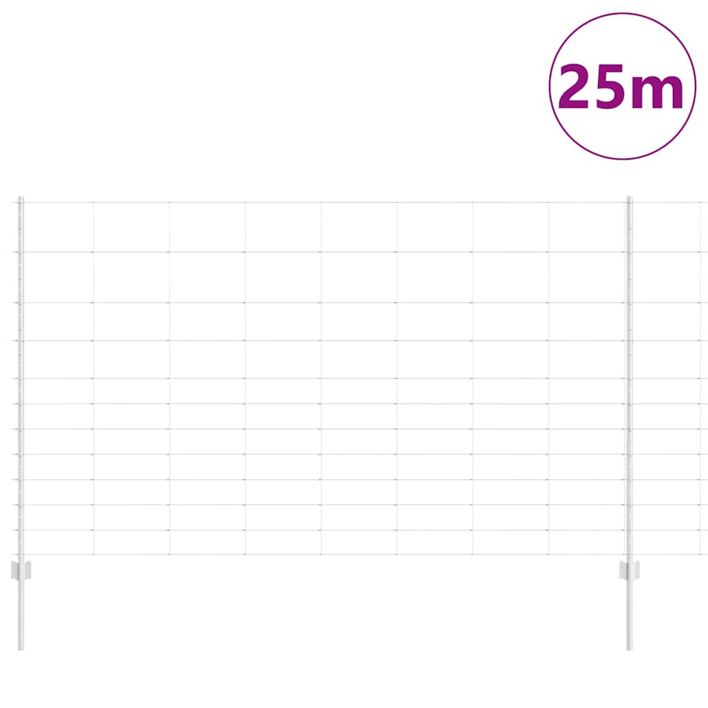 Puncte de împrejmuire  22 buc U-Channel 140 cm din oțel galvanizat GartenMobel Dekor