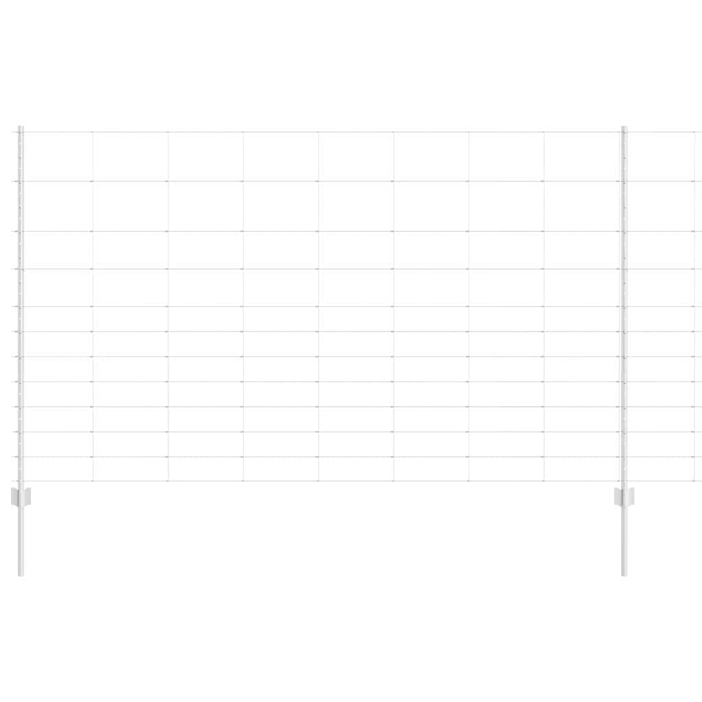 Puncte de împrejmuire  22 buc U-Channel 140 cm din oțel galvanizat GartenMobel Dekor