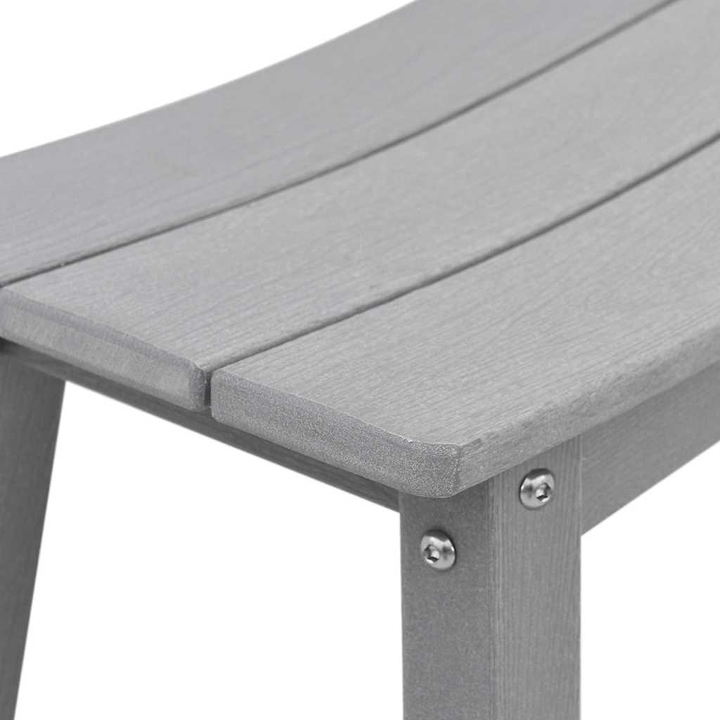Scaune de Bar  6 buc Gri deschis HDPE GartenMobel Dekor