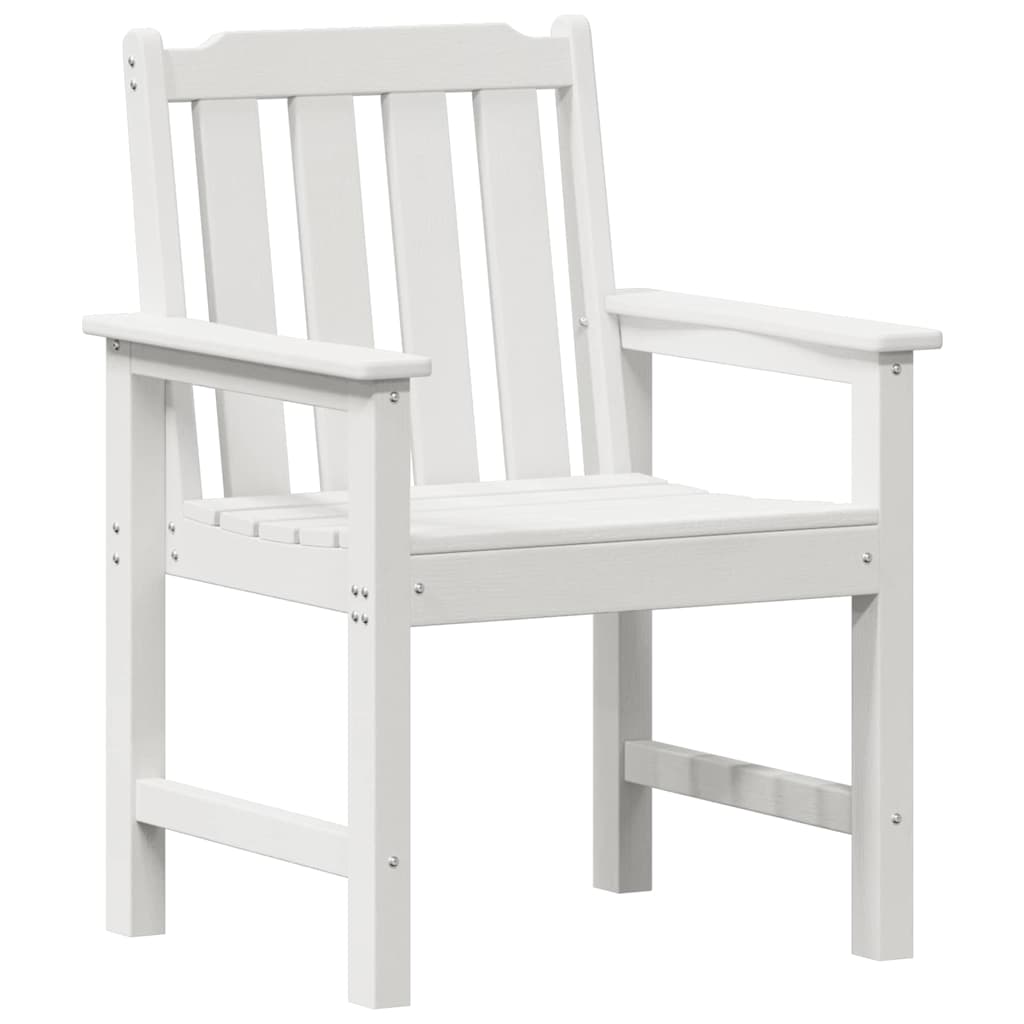 Scaune de dining pentru grădină  4 buc Alb 65,5x55,5x88 cm HDPE GartenMobel Dekor